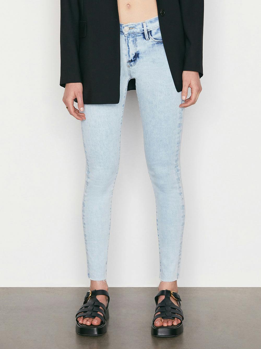 jeans front view